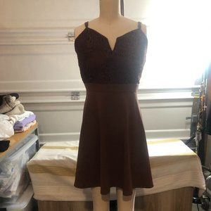 Brown summer dress